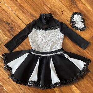 WEISSMAN I Got U Dance Ice Skating Costume Size SC Small 6/7